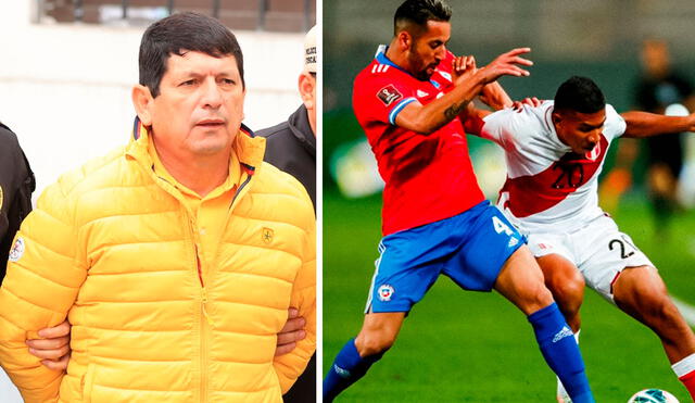 Agustín Lozano fue detenido a días de que se lleve a cabo el Perú vs Chile. Foto: composición Andina/AFP