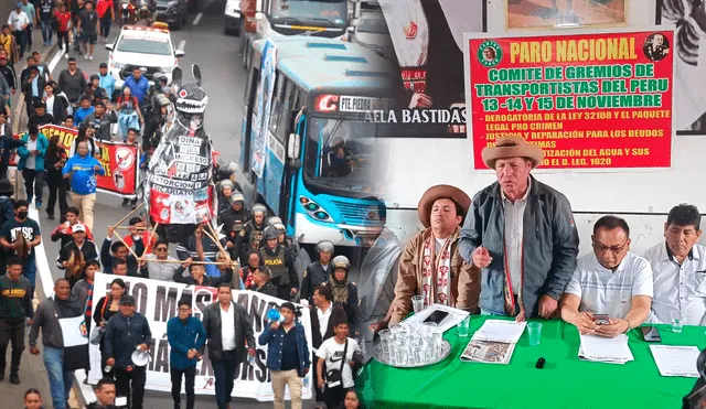 Gremios de transportistas de Cusco y Arequipa se suman al Paro Nacional durante APEC 2024 ante la creciente ola de criminalidad en nuestro país/Composición LR/Foto: Luis Vásquez