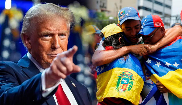 La campaña de Trump se caracterizó por su postura contra los migrantes en EE. UU. Foto: composición LR/AP/Andina