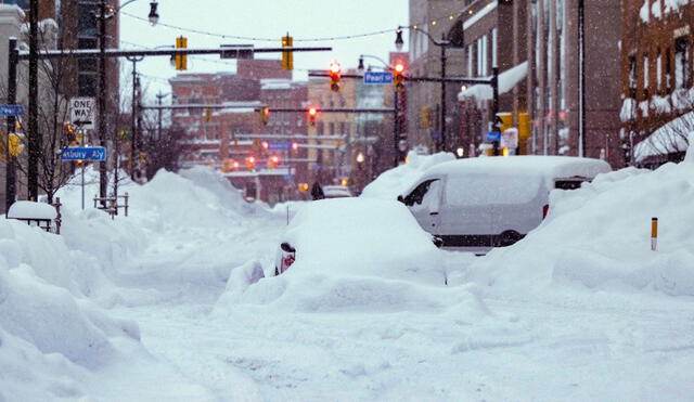 Las nevadas en Estados Unidos pueden ser extremadamente intensas, especialmente en regiones como el noreste y el medio oeste. Foto: AFP