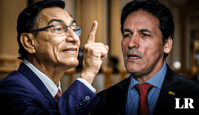 Vizcarra refutó acusación de "golpista" en el Congreso y defendió su decisión como constitucional. | Composición: Gerson Cardoso / La República.