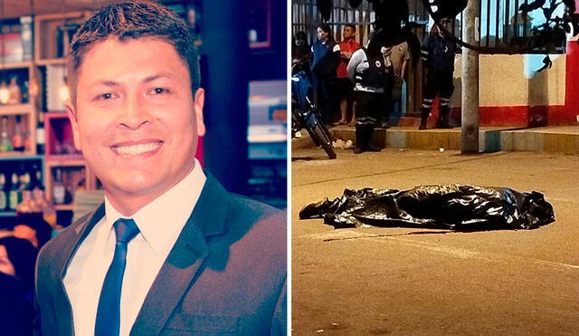 Periodista se dirigía hacia su vehículo cuando fue acribillado por dos sujetos. Foto: composición LR/difusión