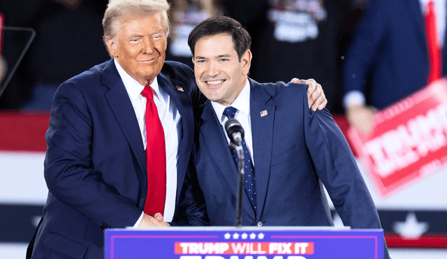 Esta candidatura también refleja el reconocimiento de Donald Trump a la capacidad de Marco Rubio para impulsar políticas conservadoras. Foto: AFP