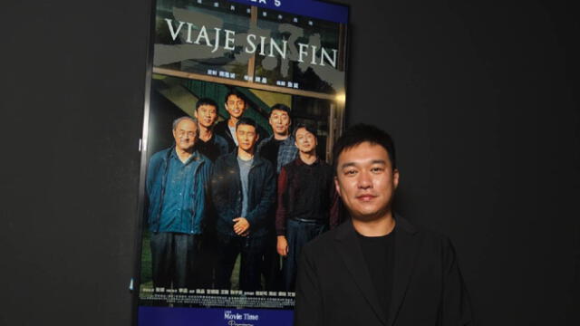 Director Dai Mo, presentó  'Viaje sin fin', su cinta que inauguró el Festival de Cine Chino 2024 en Lima. Foto: difusión