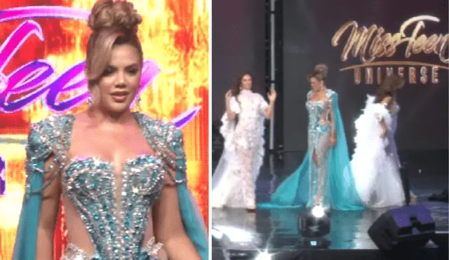 Anne Thorsen, hija de Evelyn Vela, representó a Perú en el Miss Teen Universe. Foto: Composición LR/Captura Youtube