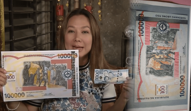 El billete conmemorativo de Filipinas es reconocido como el billete más grande del mundo en su momento y se ha convertido en una pieza de alta demanda. Foto: Captura