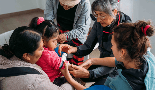 Las investigaciones de los efectos de la altura en niños de La Rinconada iniciaron hace un año. Foto: Expedition 5.300