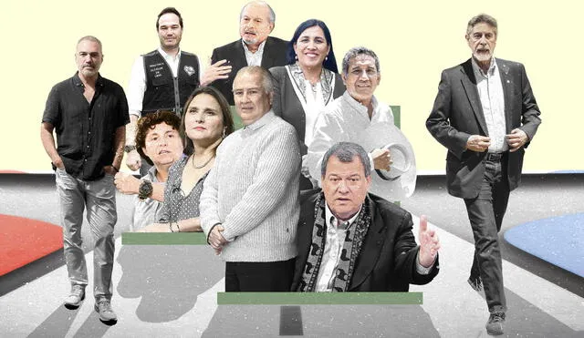 Diversos centristas se alistan, evalúan o postergan opciones electorales para el 2026. (Ilustración: Ricardio Cervera)