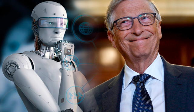 Bill Gates está convencido de que el uso de la inteligencia artificial cambiará la forma de trabajar: "Facilitará las cosas en las oficinas". Foto: composición LR / Getty Images