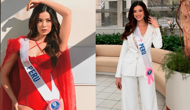 Sofía Cajo es la esperanza de Perú de cara al Miss International 2024. Foto: Composición LR/Instagram.