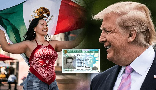 Pese a que aún no ha asumido la Presidencia, Donald Trump ya esparce preocupación entre los inmigrantes mexicanos. Foto: composición LR/Freepik/AFP/USCIS