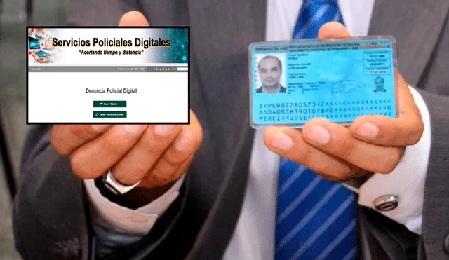 En la plataforma Denuncia Policial Digital puedes reportar la pérdida o robo de tu DNI. Foto: composición/LR/Andina