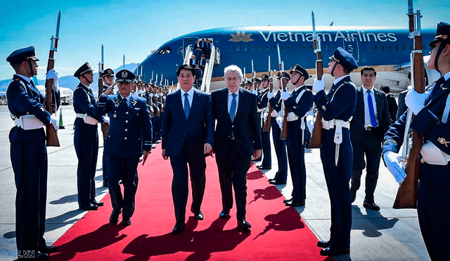 Este incidente ocurre durante la primera visita oficial de un líder vietnamita a Chile en más de una década, que coincide con la celebración de 30 años de relaciones diplomáticas entre ambos países. Foto: Cancillería de Chile Este incidente ocurre durante la primera visita oficial de un líder vietnamita a Chile en más de una década, que coincide con la celebración de 30 años de relaciones diplomáticas entre ambos países. Foto: Cancillería de Chile