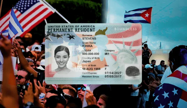 Al obtener la Green Card, los inmigrantes de Cuba pueden evitar la deportación y residir y trabajar legalmente en Estados Unidos. Foto: composición LR