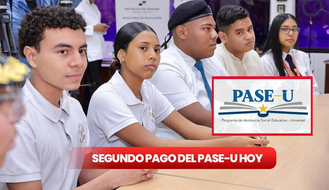 El segundo pago del PASE-U continuará distribuyéndose en Panamá hasta diciembre. Foto: composición LR / Meduca El segundo pago del PASE-U continuará distribuyéndose en Panamá hasta diciembre. Foto: composición LR / Meduca