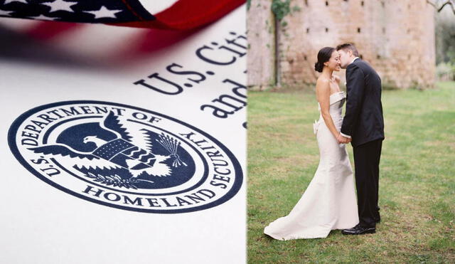 El matrimonio con un ciudadano estadounidense ofrece a muchos inmigrantes una vía a la estabilidad migratoria y económica, permitiendo obtener la Green Card para residir y trabajar legalmente en el país. Foto: Brides / Tiempo Latino