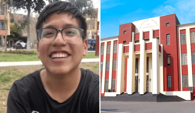 El estudiante de la UNI ha tenido que esperar cinco años para lograr su tan ansiado ingreso a la UNI. Foto: composición LR/Tik tok/UNI