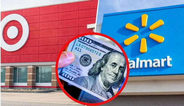 Walmart, Target y Dollar Tree no aceptarán billetes en mal estado. Foto: composición LR