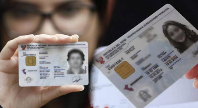 El DNI electrónico es la variante más moderna que existe en el Perú para identificar a las personas. Foto: Reniec/LR