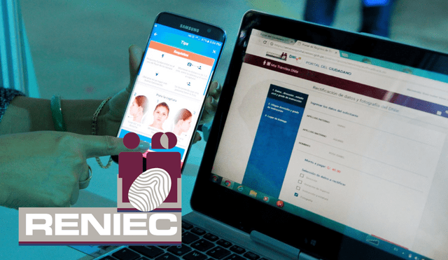 Puedes revisar tu DNI y otros datos personales desde el portal web de la Reniec. Foto: composición LR/Andina