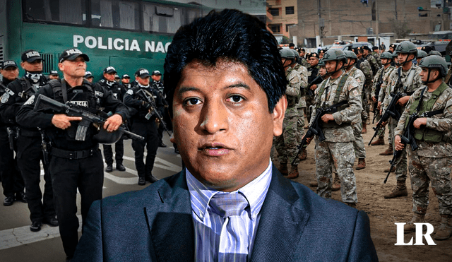 Josué Gutiérrez defendió también el fuero militar policial. Foto: composicionLR/difusión