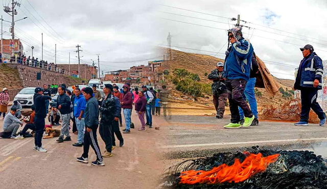 Varios gremios de transportistas y comerciantes acataron el paro en diferentes regiones del Perú. Foto: composición LR/La República