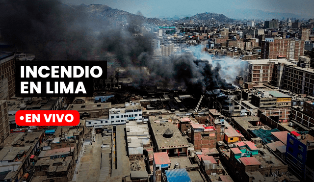 Incendio en Lima continúa por cerca 3 horas. Foto: composición LR/Jazmín Ceras/La República