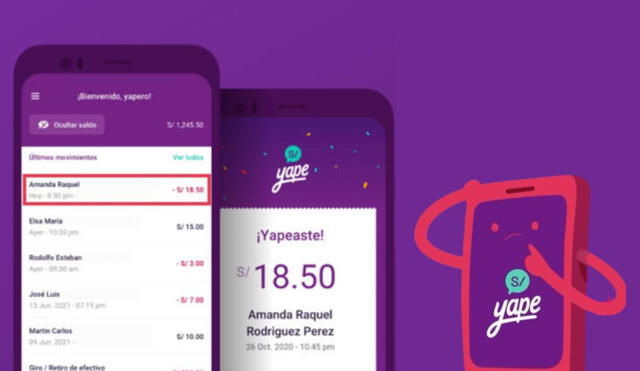 Yape es una de las aplicaciones financieras digitales más usadas del país. Foto: Yape/LR