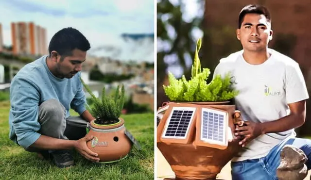 Este ingeniero ayacuchano ha logrado producir energía en base a plantas. Foto: composición LR