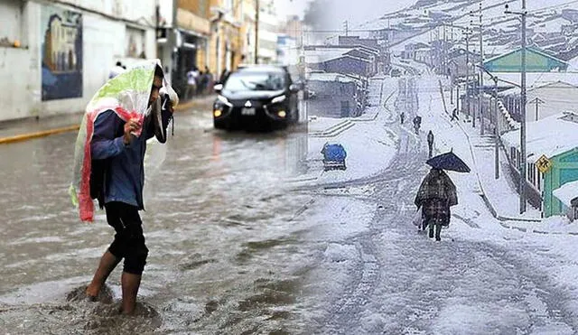 Precipitaciones extremas se prevén en distintas regiones del Perú, según Senamhi. Foto: composición LR/Andina/La Prensa