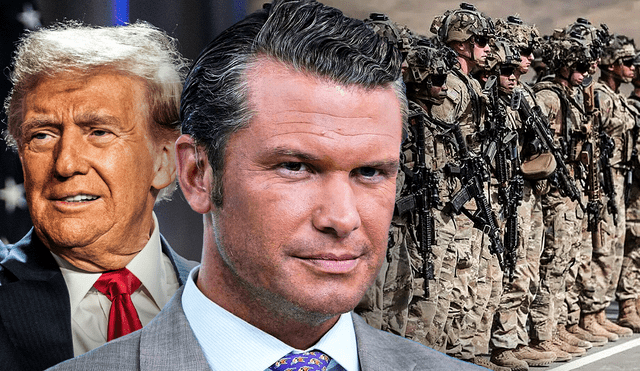 Hegseth fue un ferviente defensor de los objetivos de Trump, tras respaldar políticas como el repliegue de tropas estadounidenses. Foto: Composición LR/AFP/GET.