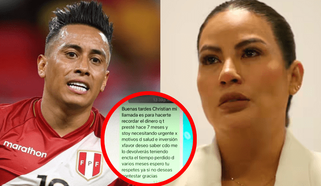 Pamela López le exigió a Christian Cueva que le pague las deudas a su madre. Foto: Composición LR/difusión/Captura América TV