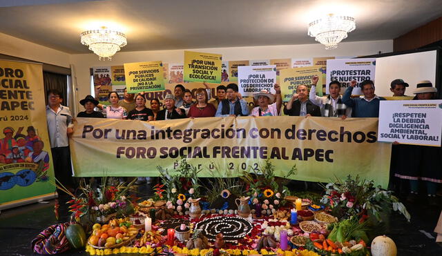 Dirigentes objetan que en APEC se privilegie el extractivismo por encima de la crisis climática. Defienden el desarrollo, pero sin destruir la naturaleza.