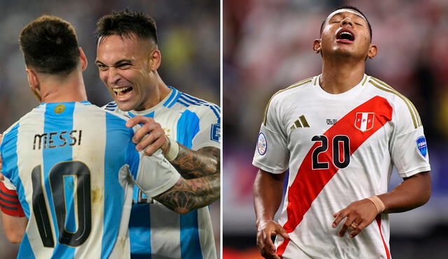 El partido Argentina vs Perú será el último de este año para ambas escuadras. Foto: composición de LR/AFP