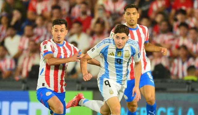 Argentina visitó a Paraguay en el Defensores del Chaco por la fecha 11 de las Eliminatorias. Foto: AFP