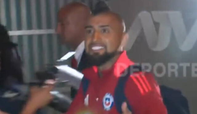 Arturo Vidal arribó a suelo peruano y sería titular en el equipo de Ricardo Gareca. Foto: captura/ATV Deportes