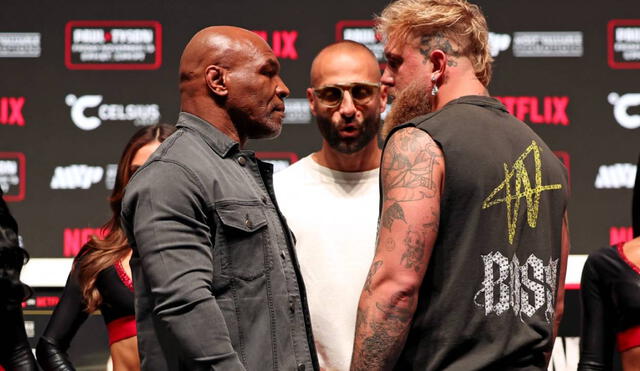 Mike Tyson enfrentará a Jake Paul en un evento televisado por Netflix para todo el mundo. Foto: AFP