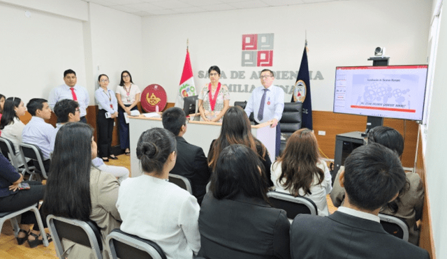 La Corte Superior de Justicia de Piura da la bienvenida a 84 jóvenes en el programa Voluntariado Judicial 2024. Fuente: Difusión.