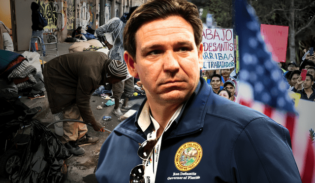 Ley HB 1365 de Ron DeSantis ha sido señalada como una medida que invisibiliza a inmigrantes y homeless. Foto: composición LR/NBC News