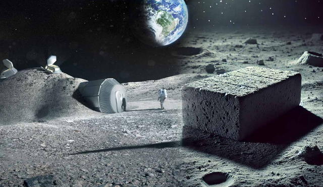 China avanza en la exploración lunar al lanzar la nave Tianzhou-8 con ladrillos simuladores de suelo lunar, diseñados para soportar condiciones extremas en el espacio. Foto: composición LR/Andina/DALL. E