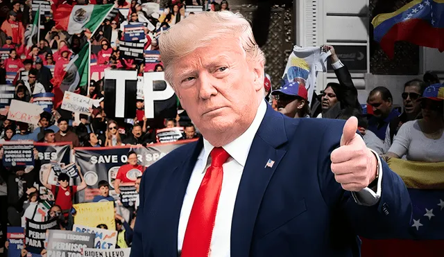 Además de endurecer los requisitos de renovación del estatus migratorio, Donald Trump podría limitar el acceso a la Green Card para quienes ya cuentan con el Estatus de Protección Temporal. Foto: composición LR/El País/BBC