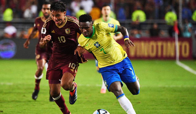 Venezuela no gana en las Eliminatorias desde octubre del año pasado cuando goleó 3-0 a Chile. Foto: AFP