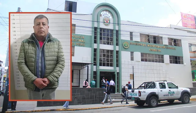 Arequipa. Auxiliar José Oliva fue detenido cuando se encontraba junto a escolar. Foto: composición LR/PNP/El Pueblo