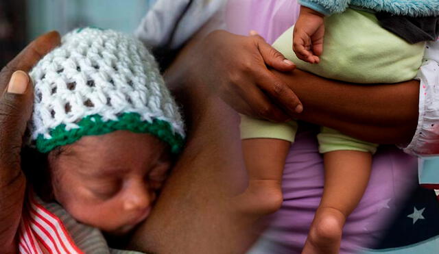 La tasa de mortalidad infantil en EE. UU. muestra desigualdades raciales alarmantes, con 10,9 muertes por cada 1.000 nacidos vivos en bebés afroamericanos, más del doble que en bebés blancos. Foto: composición LR/AFP.