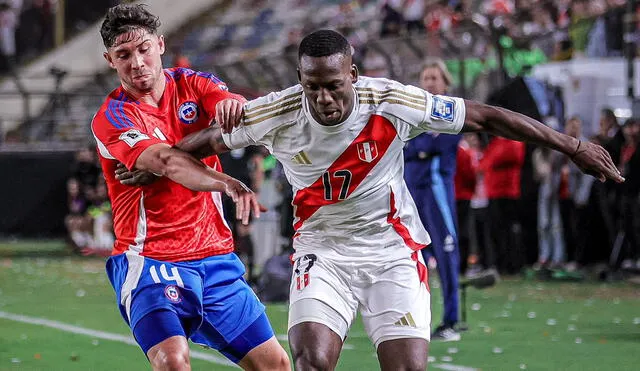 Perú y Chile solo han ganado un partido cada uno en estas eliminatorias. Foto: FPF