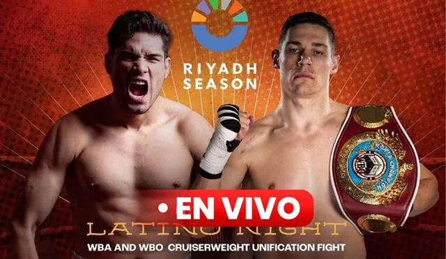 La pelea de Zurdo Ramírez vs Billam-Smith será la estelar de la Latino Night. Foto: Riyadh Season