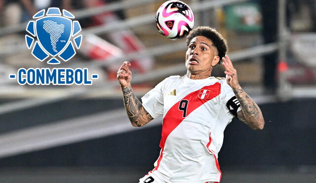 Paolo Guerrero todavía no ha marcado goles en estas eliminatorias. Foto: composición de LR/Conmebol