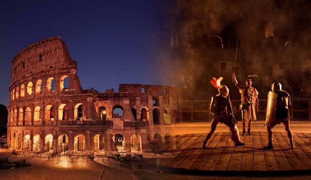 El Coliseo de Roma será el escenario de batallas de gladiadores organizadas por Airbnb en colaboración con el Parque Arqueológico. Foto: composición LR/Airbnb