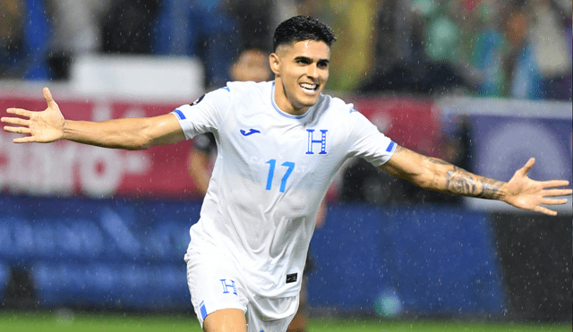 Luis Palma, el héroe de Honduras contra México, juega en el Celtic de Escocia. Foto: AFP