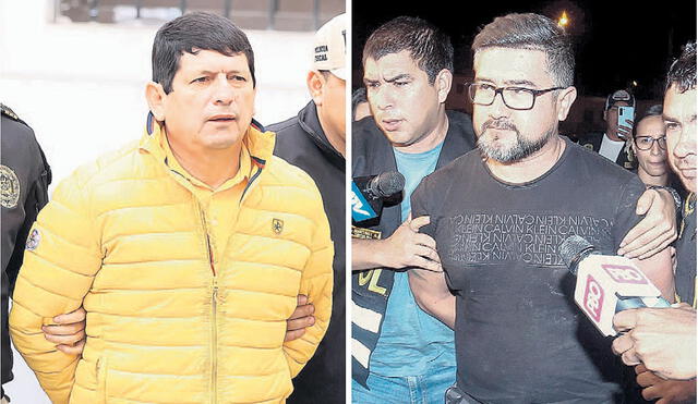 Investigados. Agustín Lozano y Geiner Alvarado en la mira del Ministerio Público.